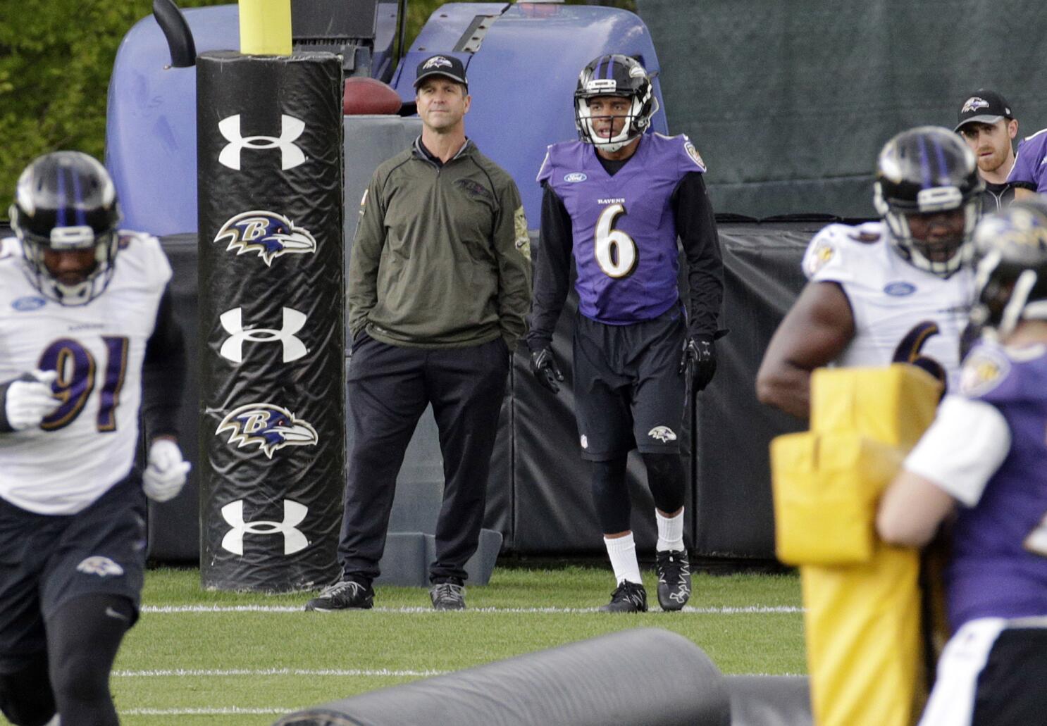 John Harbaugh says Ravens proposed third QB rule for playoffs last