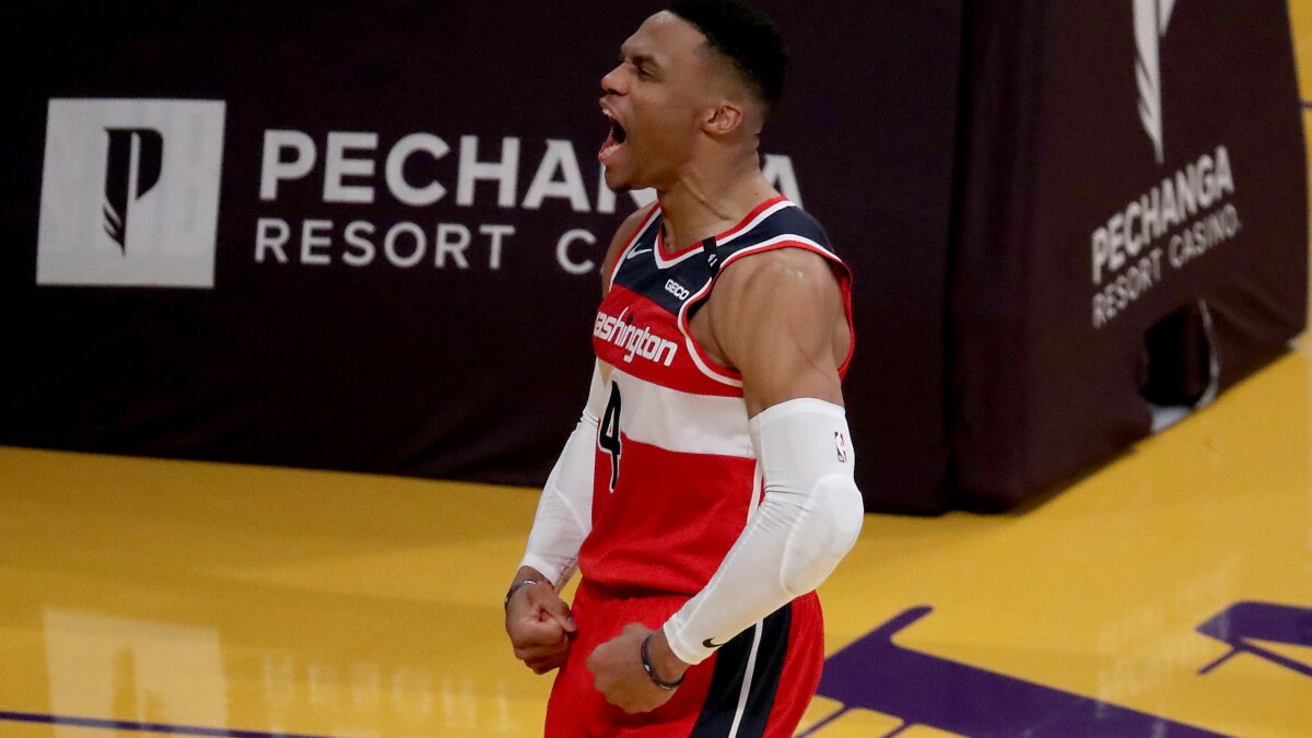 Russell Westbrook Talks With Lebron Ad Led To Lakers Big Trade Los Angeles Times Big 3 Championship 2022 Location