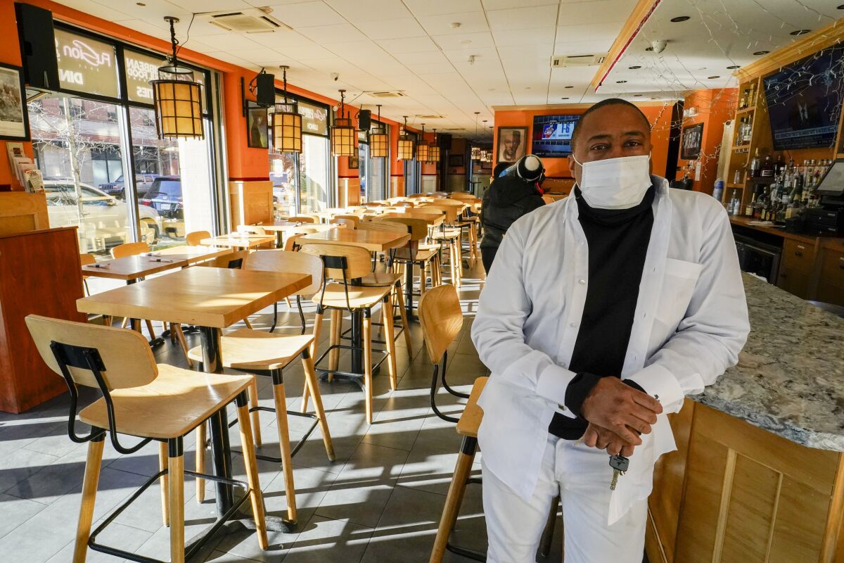 Andrew Walcott, owners of Fusion East Caribbean & Soul Food restaurant