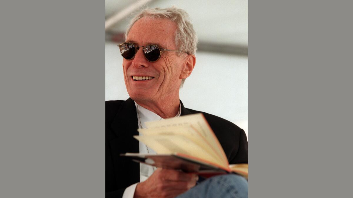 Mark Strand at the Los Angeles Times Festival of Books.