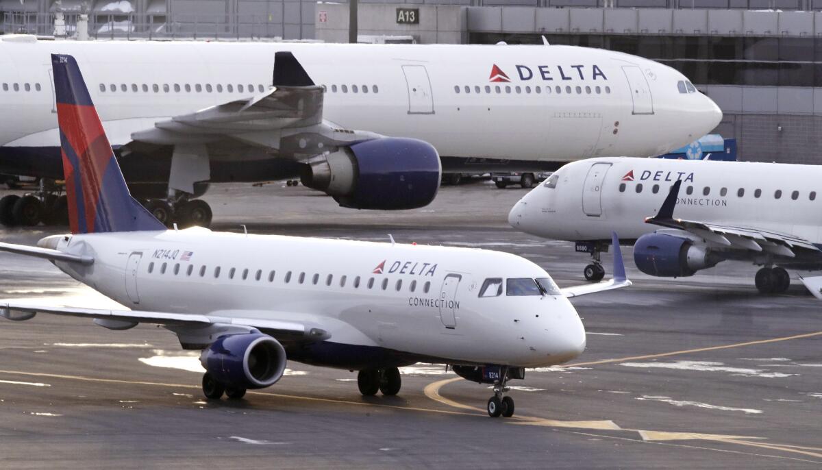 Delta Air Lines is based in Atlanta.