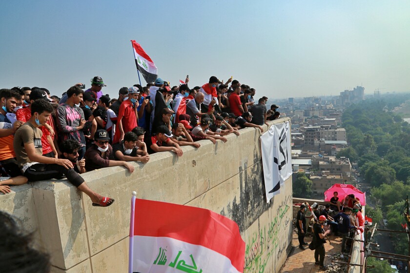 Iraq protesters 