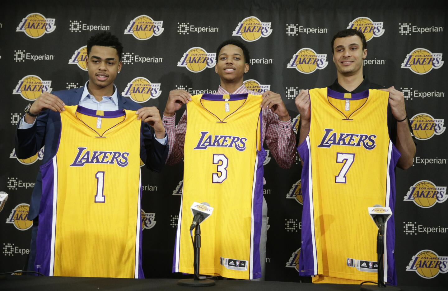D'Angelo Russell, Anthony Brown, Larry Nance