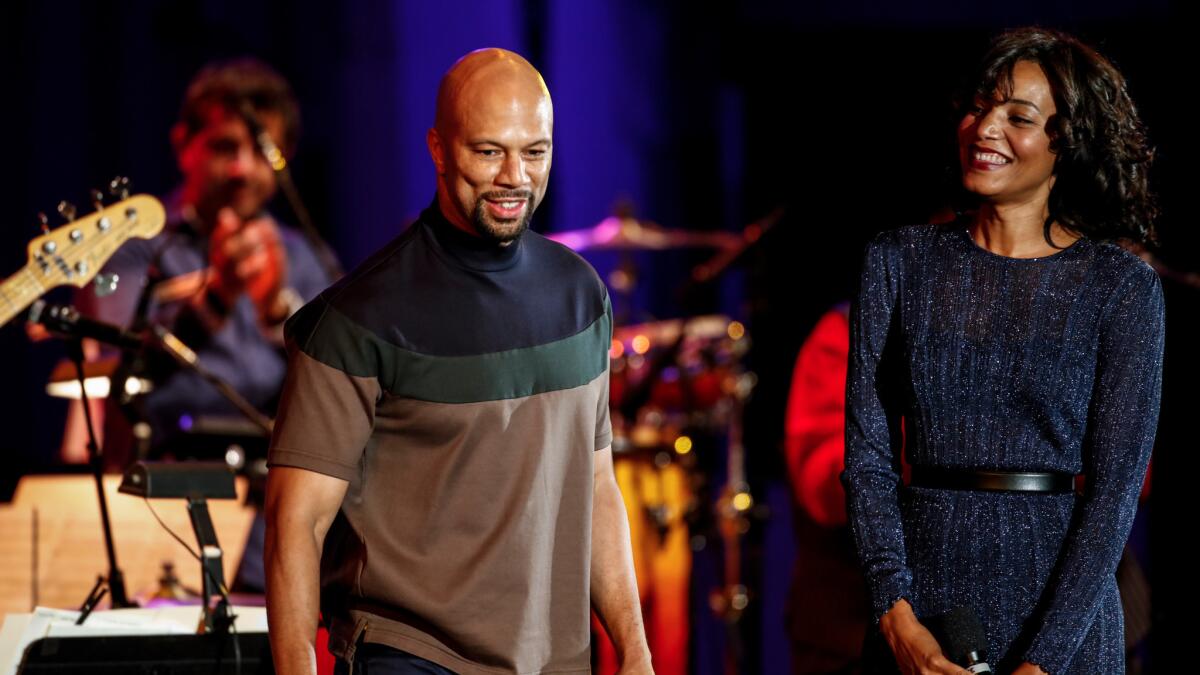 Common and Alice Smith performed "Glory," from the movie "Selma."