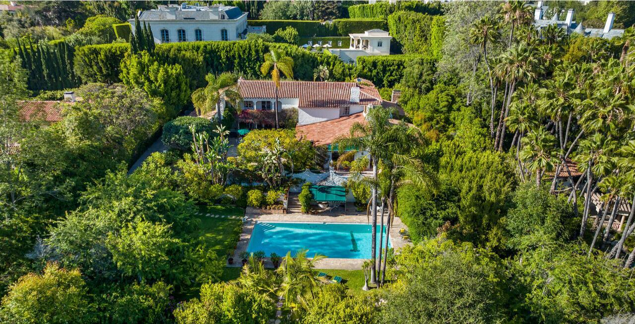 Aerial view of the estate.