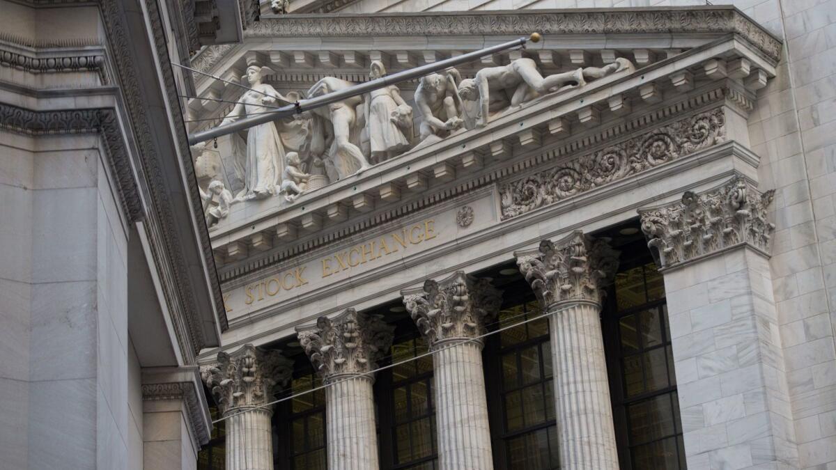 The New York Stock Exchange.