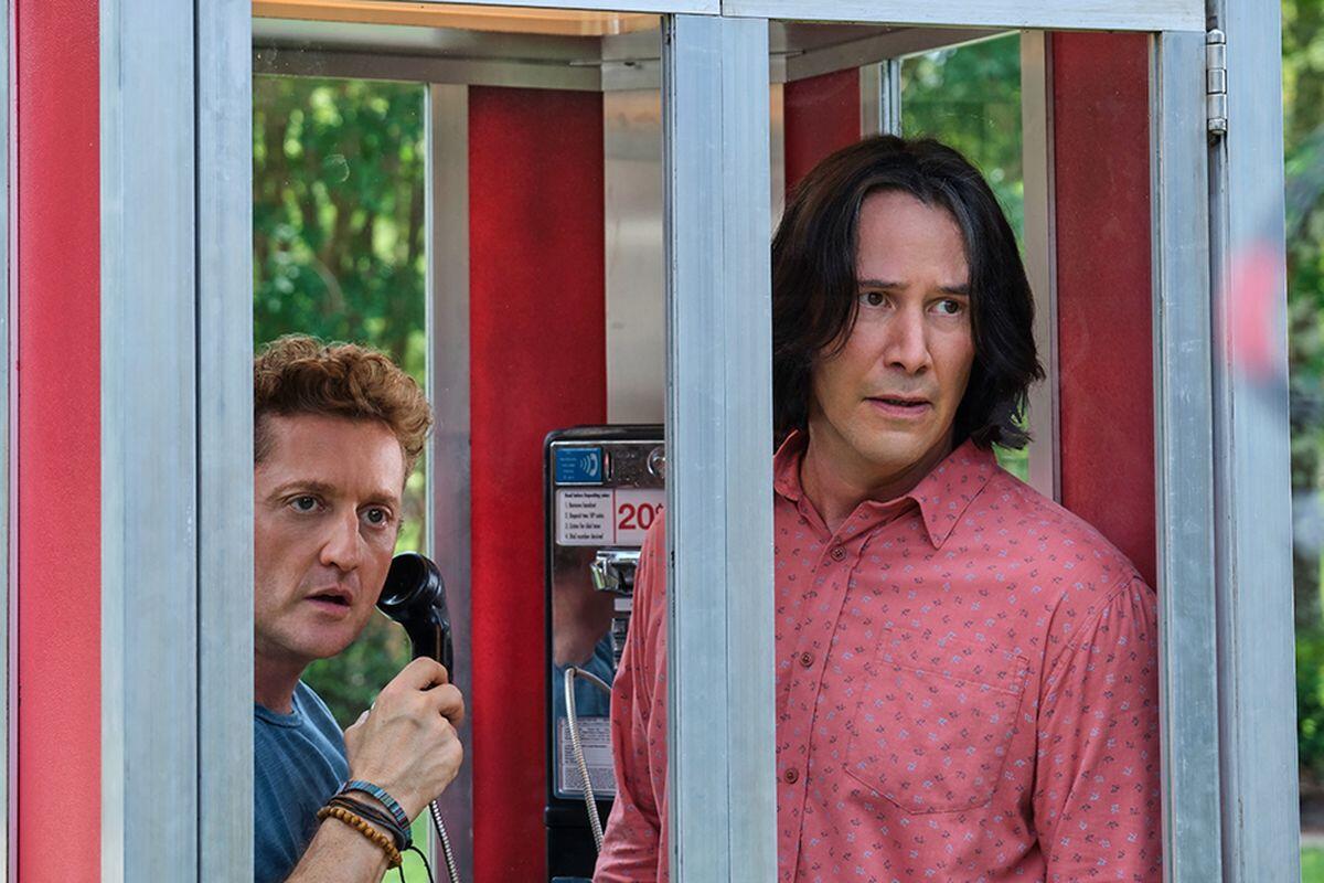 Alex Winter and Keanu Reeves in "Bill & Ted Face the Music."