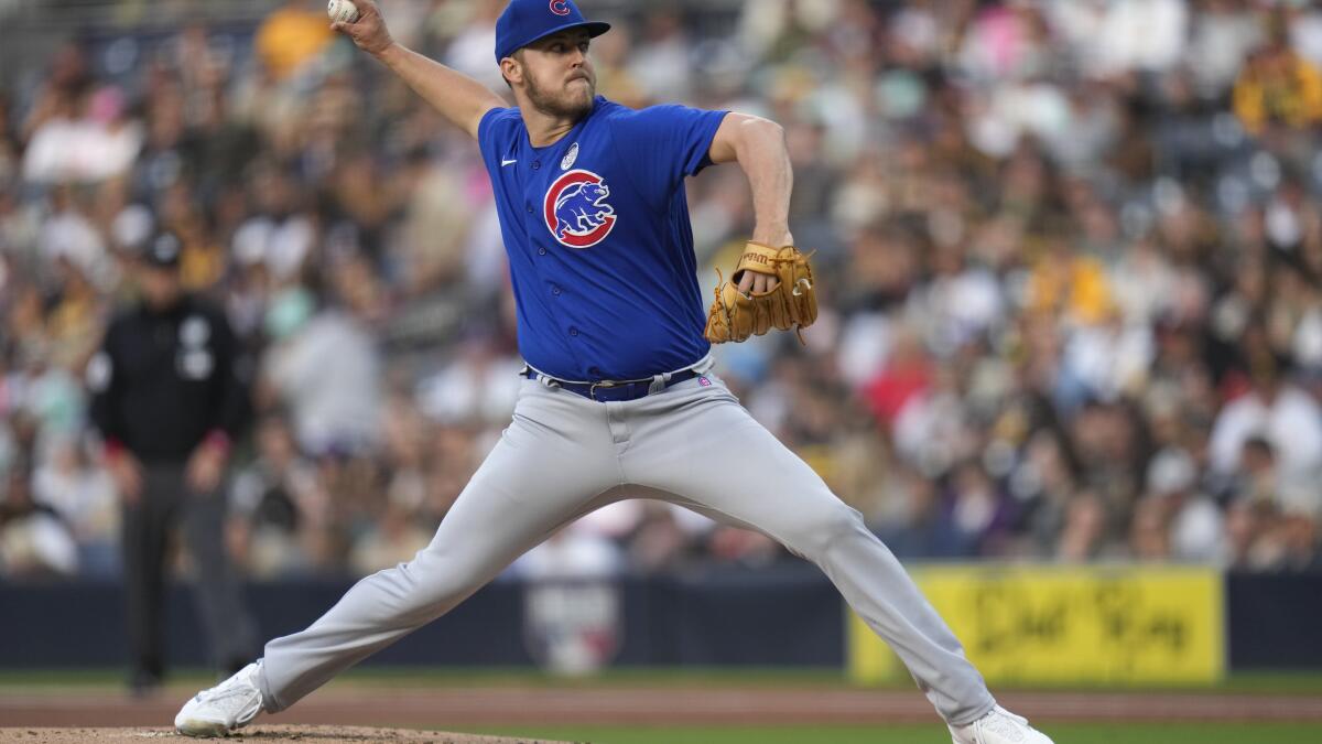 Cubs' Jameson Taillon gives up 6 hits, 5 runs in loss to Rangers