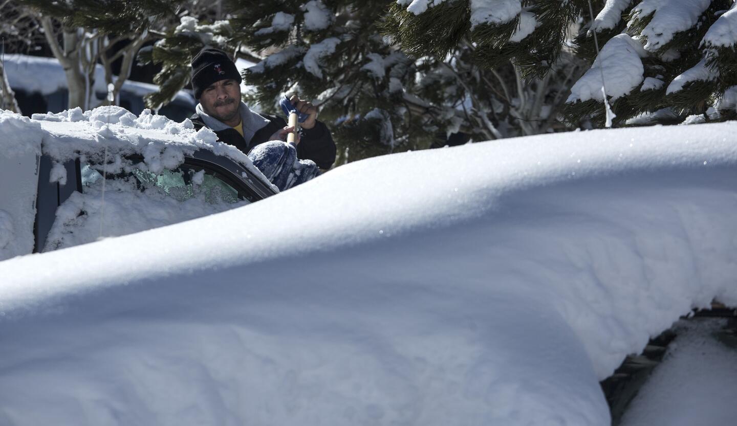 Mammoth snow