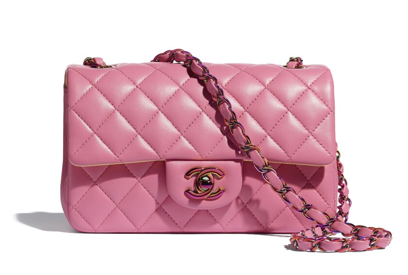 A photo of a Chanel handbag.