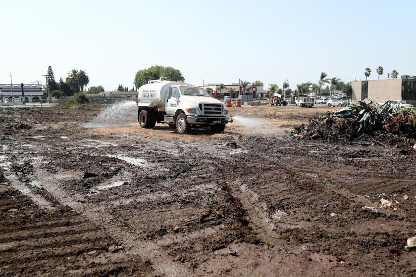 The City of Huntington Beach and Orange County broke ground on a homeless shelter on Thursday.