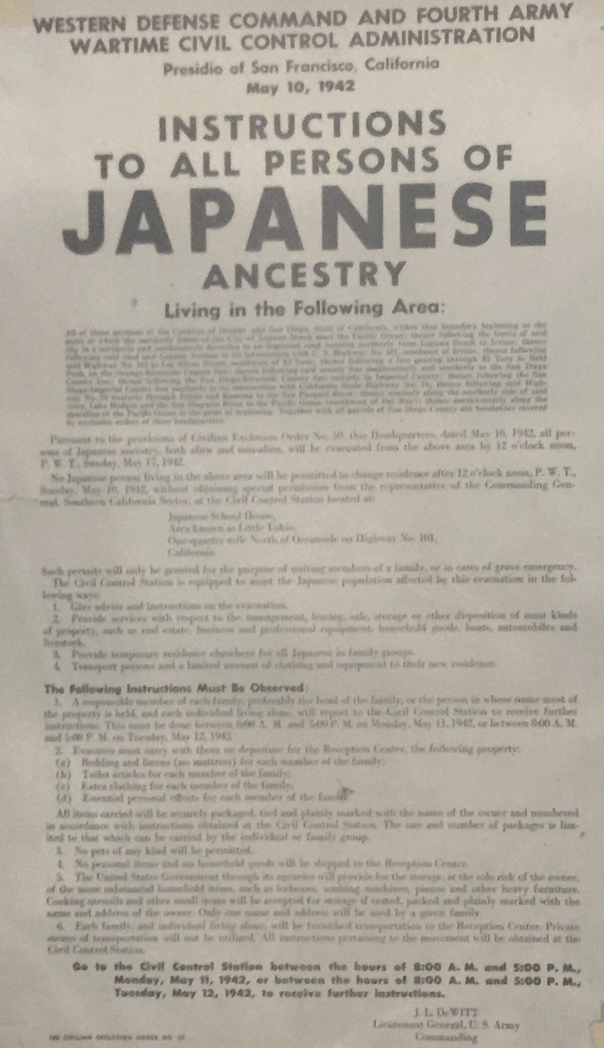 Executive Order 9066 — signed by President Franklin Delano Roosevelt on Feb. 19, 1942 — forced the evacuation of more than 120,000 Japanese-Americans from their homes to internment camps.