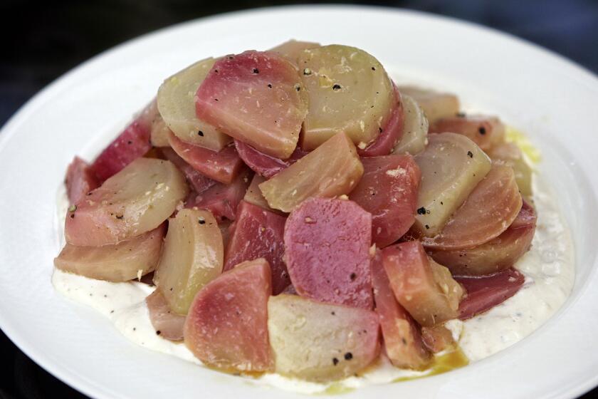 Chef Christian Shaffer's beet salad. Recipe