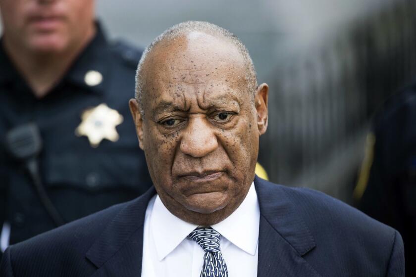 FILE - In this Aug. 22, 2017, file photo, Bill Cosby leaves Montgomery County Courthouse after a hearing in his sexual assault case in Norristown, Pa. Cosby has ousted the high-powered defense team whose aggressive tactics failed to sway jurors from convicting him of sexual assault in April 2018. Cosbyâs spokesman Andrew Wyatt said Thursday, June 14, 2018, that Tom Mesereau and the rest of the retrial team have been replaced by a Philadelphia-area defense attorney with experience handling sex crimes cases. (AP Photo/Matt Rourke, File)