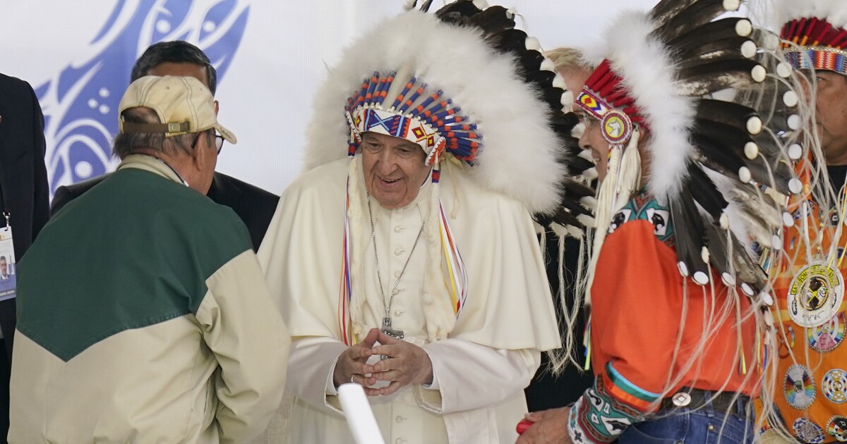 Pope apologizes for Church’s role in Indigenous schools