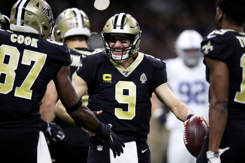 Drew Brees achieves another milestone in Saints' win over Colts - Los