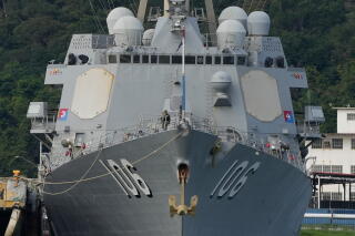 The US Navy's USS Stockdale, an Arleigh Burke-class guided-missile destroyer