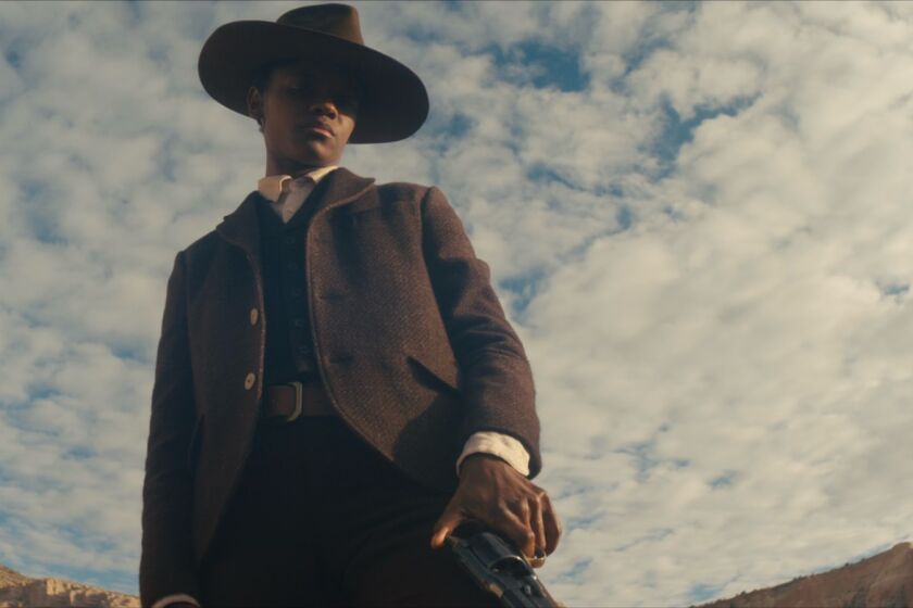Letitia Wright in the movie "Surrounded."
