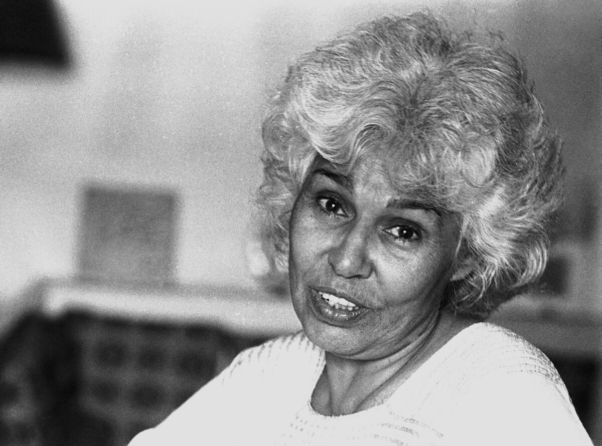 A closeup of Nawal Saadawi.