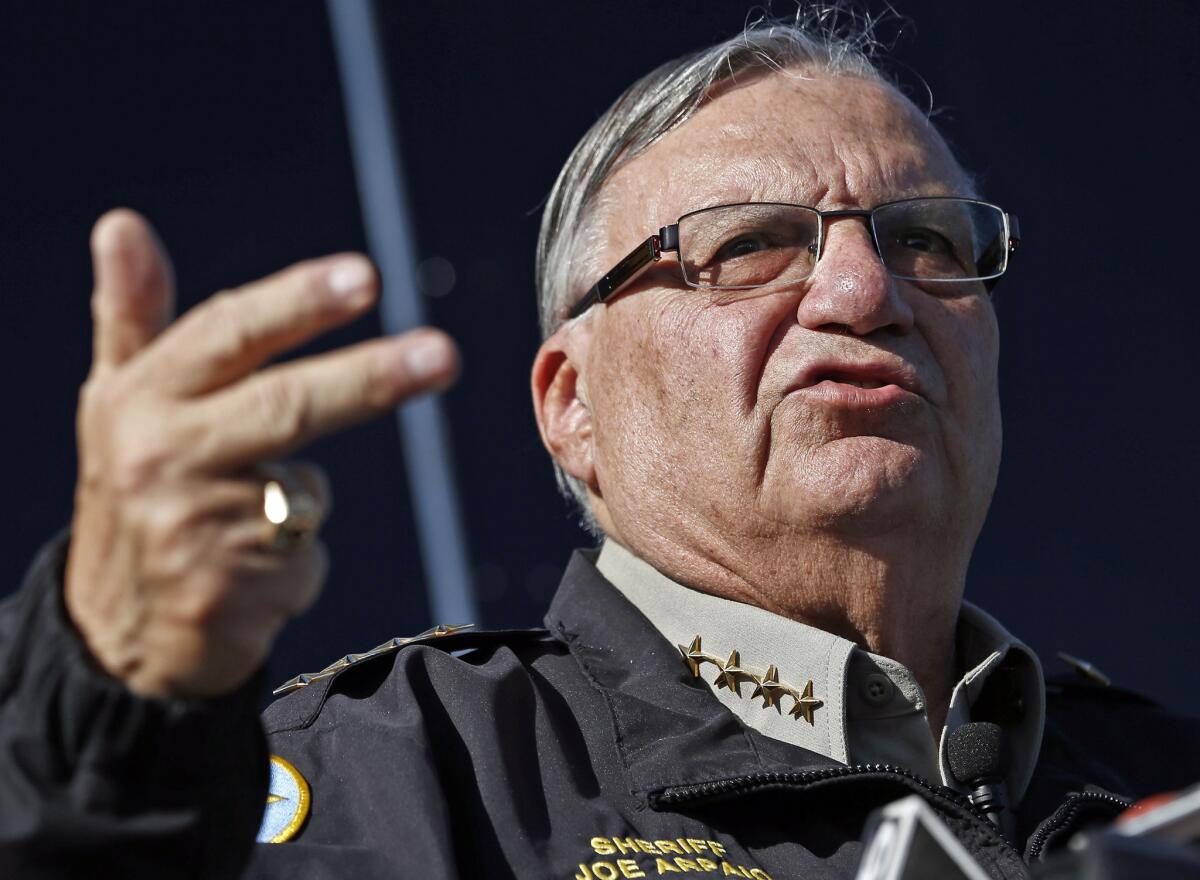 Maricopa County Sheriff Joe Arpaio.