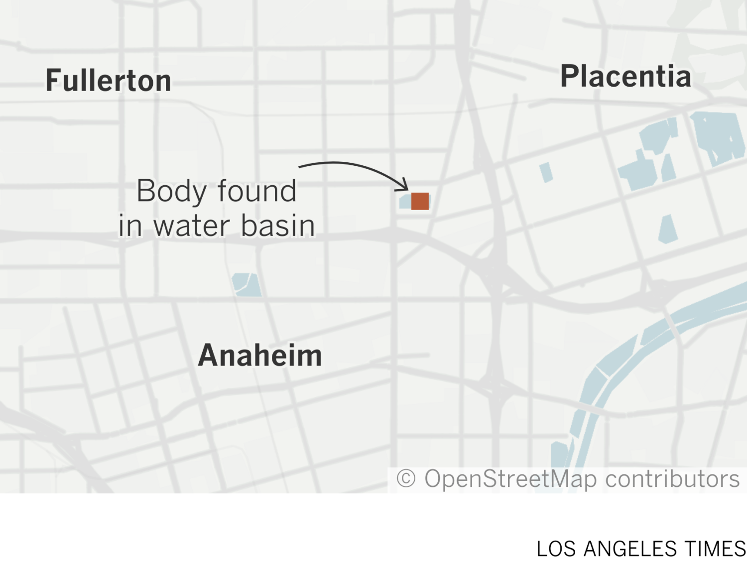 Body found in Anaheim water basin