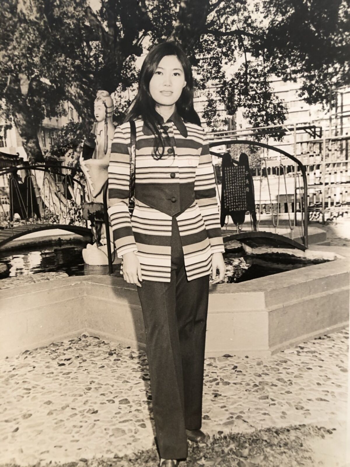 Flossie Wong-Staal is pictured during her early years in the United States.