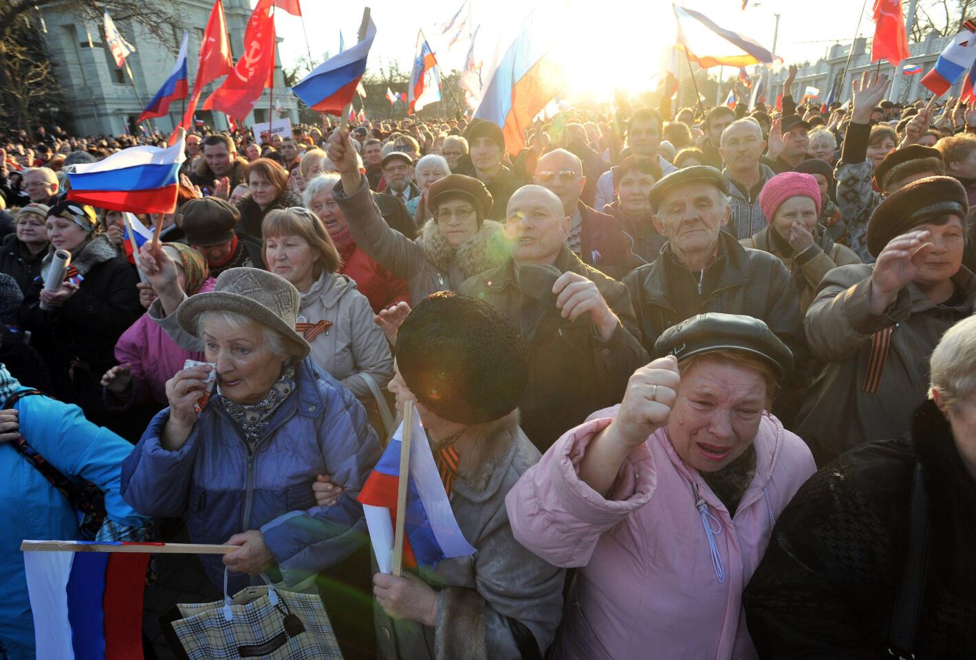 Ukraine demonstration