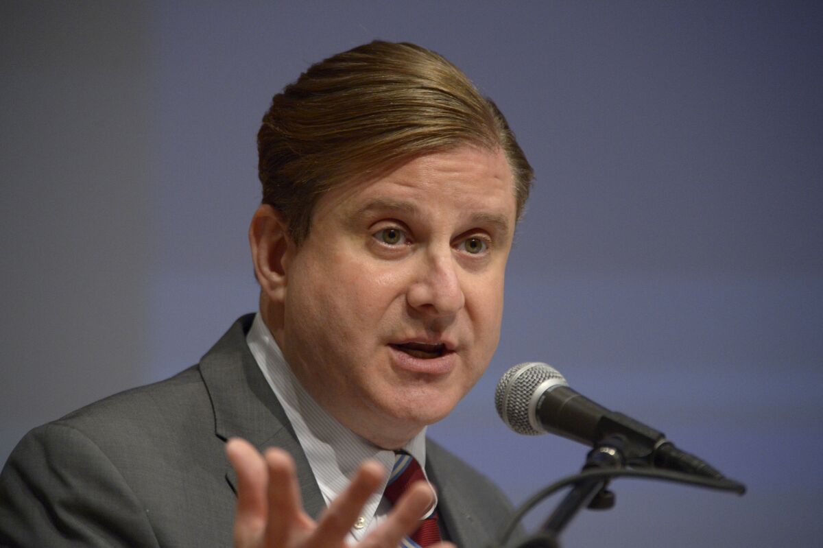 L.A. Controller Ron Galperin speaks at UCLA.
