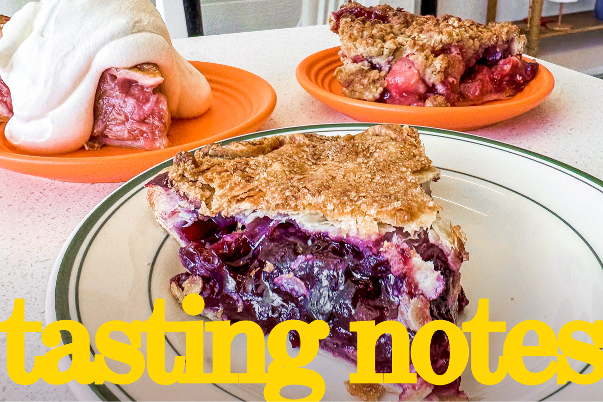 Three slices of pie at Fat & Flour in Culver City