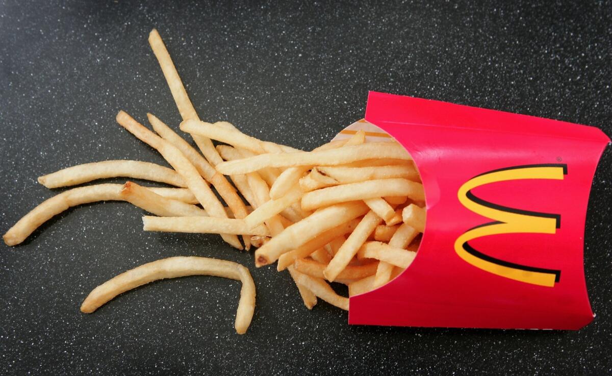 McDonald's said this week that it would offer value menu customers fruit and vegetable sides as an alternative to French fries.