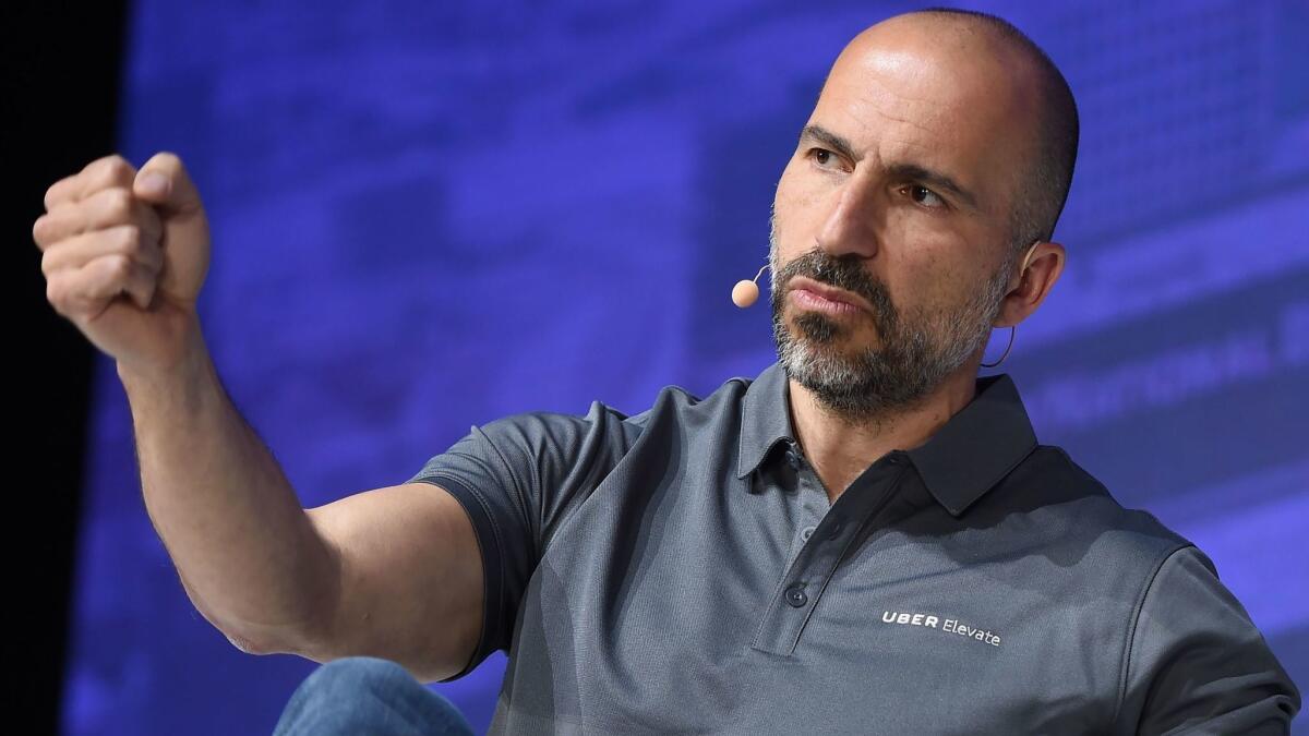 Instead of focusing on stemming losses, Uber CEO Dara Khosrowshahi has prioritized fending off rivals such as Lyft and investing in growth areas such as food delivery.