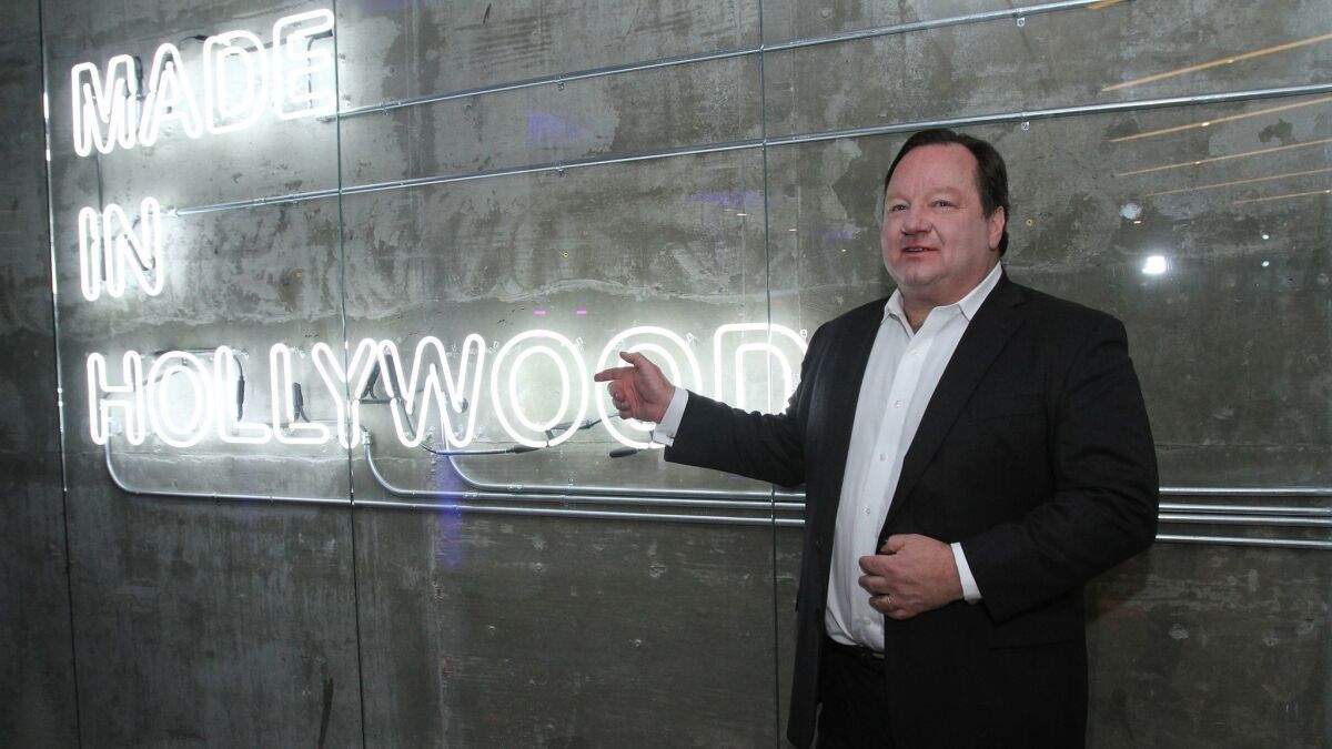 Viacom President and CEO Bob Bakish attends Viacom's Hollywood office grand opening in January 2017