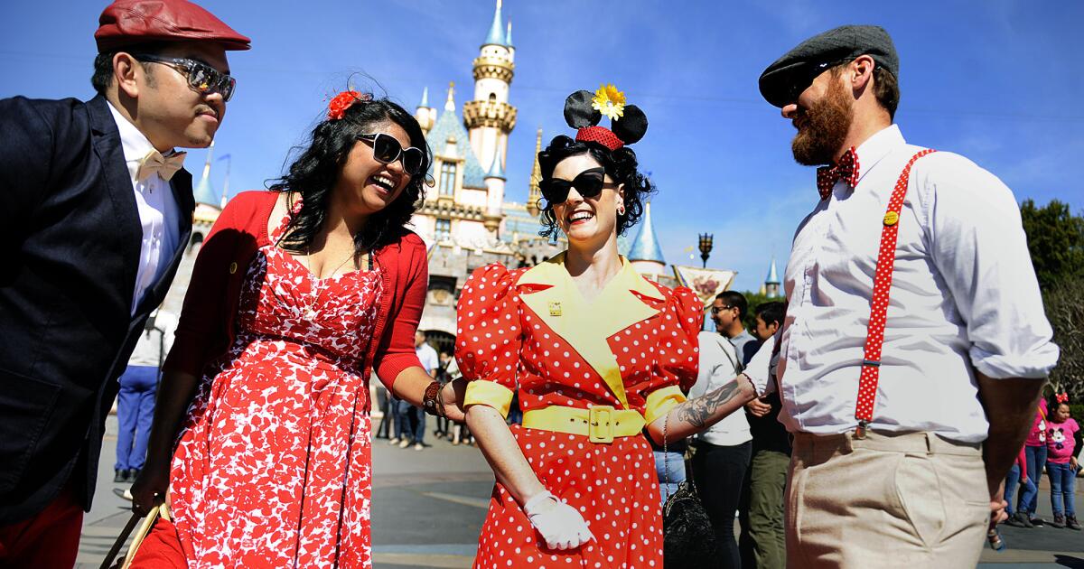 Dapper Day At Disneyland Los Angeles Times