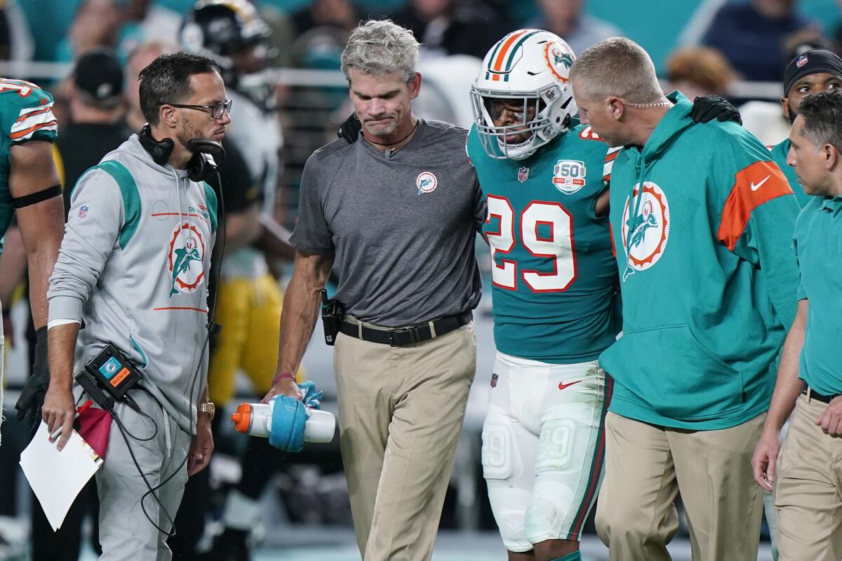 Dolphins safety Brandon Jones to go on injured reserve - The San Diego  Union-Tribune