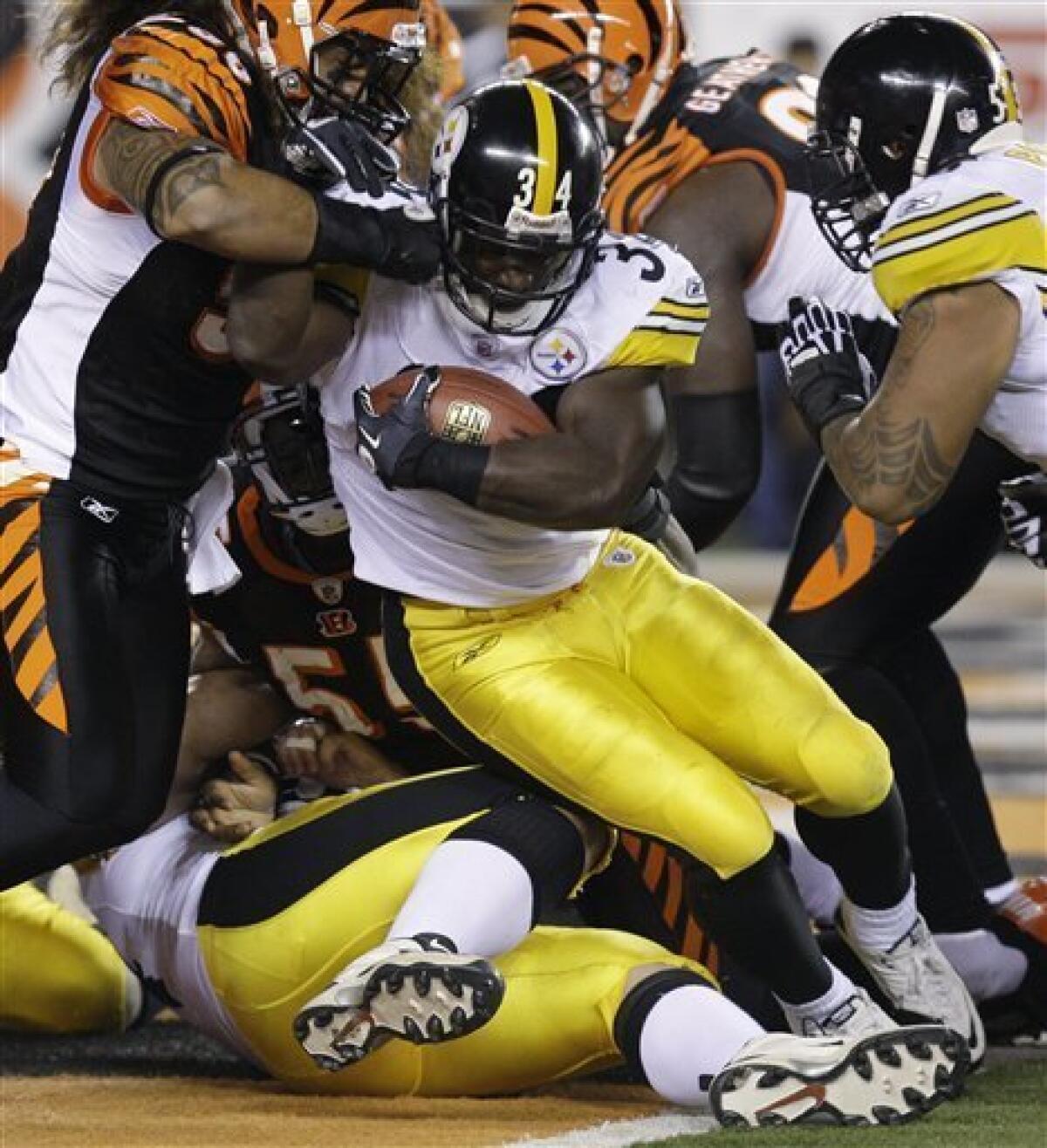 Steelers Take A 7-0 Lead On Rashard Mendenhall Three-Yard Touchdown - Cincy  Jungle