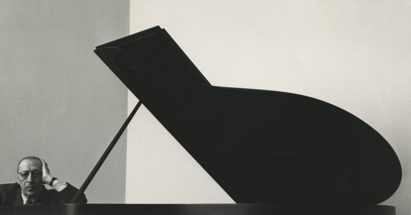 "Igor Stravinsky, New York City, 1946," from "Arnold Newman: One Hundred," which marks what would have been the 100th birthday of the photographer.