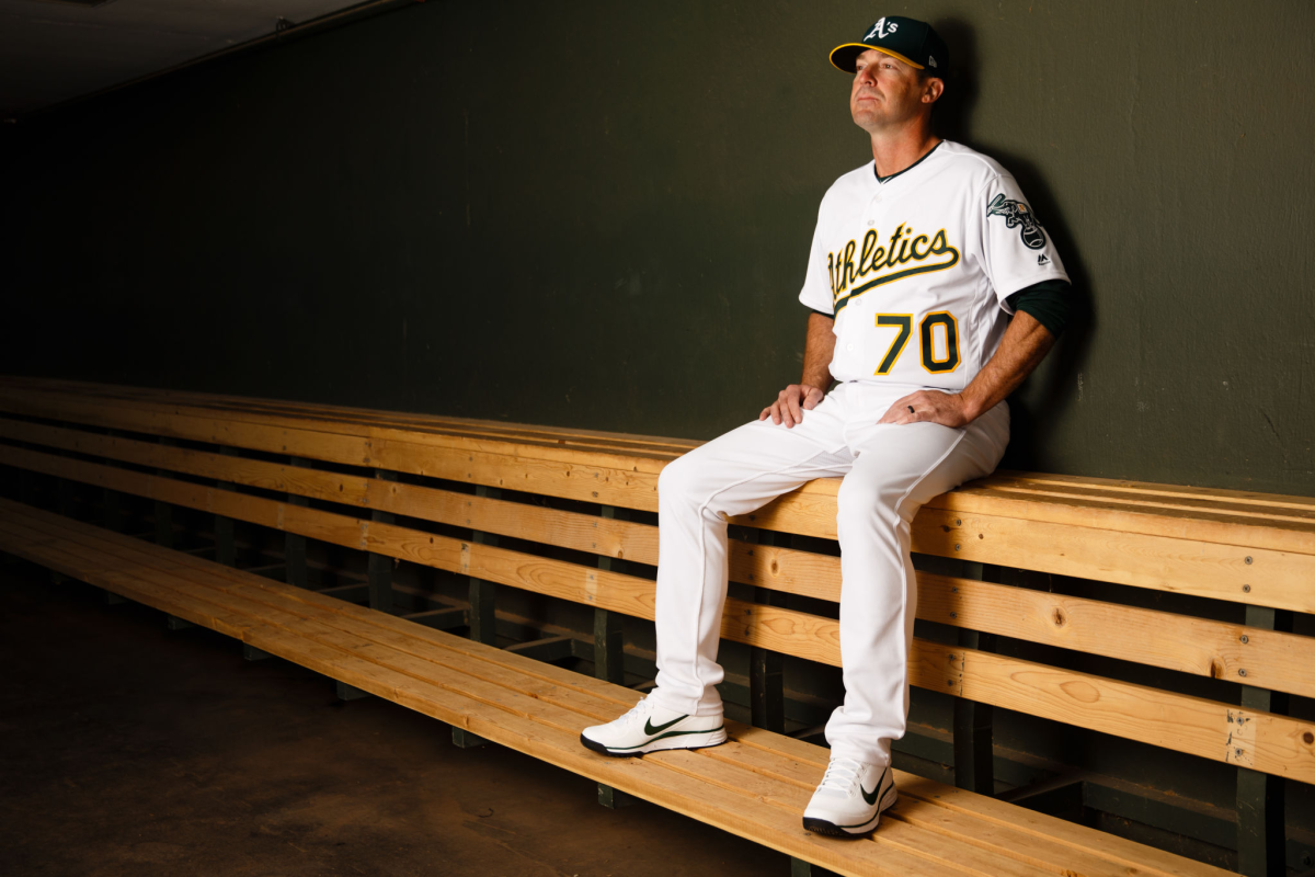 Oakland Athletics bench coach Ryan Christenson