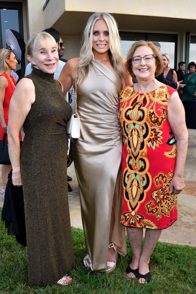 Promises2Kids co-founders Norma Hirsh (left) and Renée Comeau flank Dream On Concert Gala co-chair Stephanie Brown.