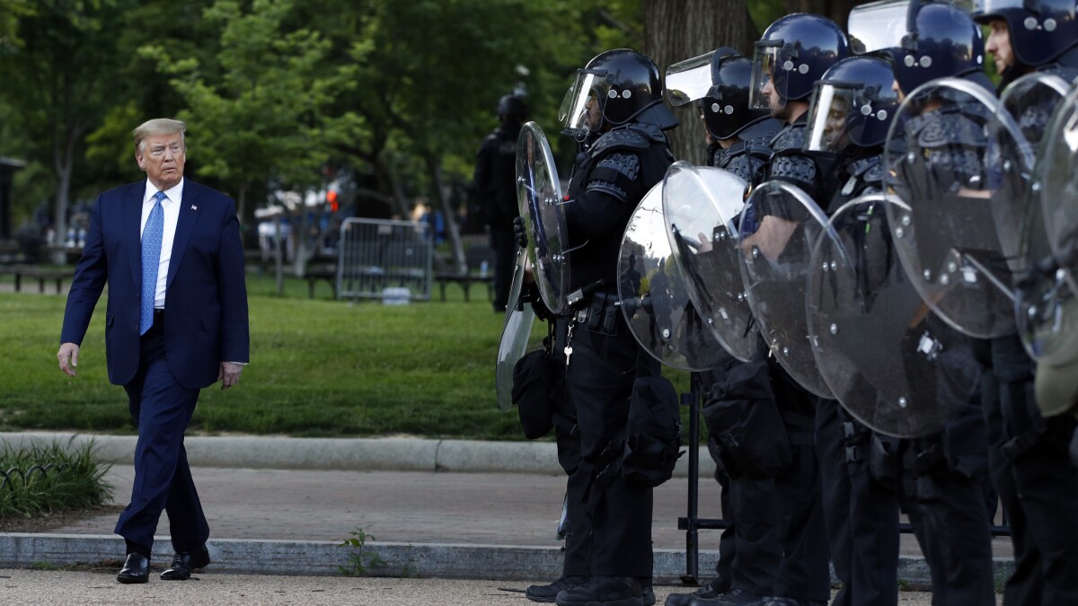 Antifa Is An Obvious Excuse To Teargas Trump S Enemies Los Angeles Times