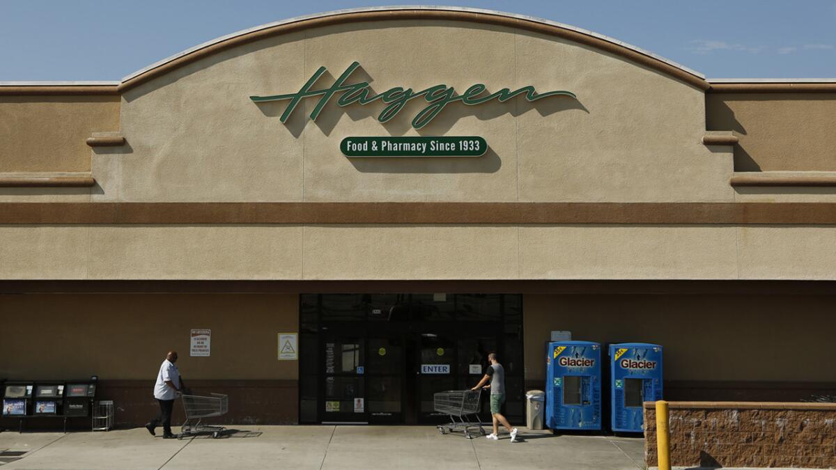 A Haggen grocery store on Sepulveda Avenue in Los Angeles.