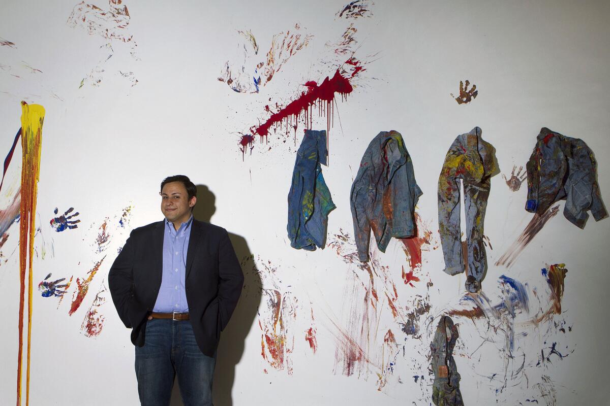 Cesar Garcia is the art entrepreneur and curator driving the Mistake Room.