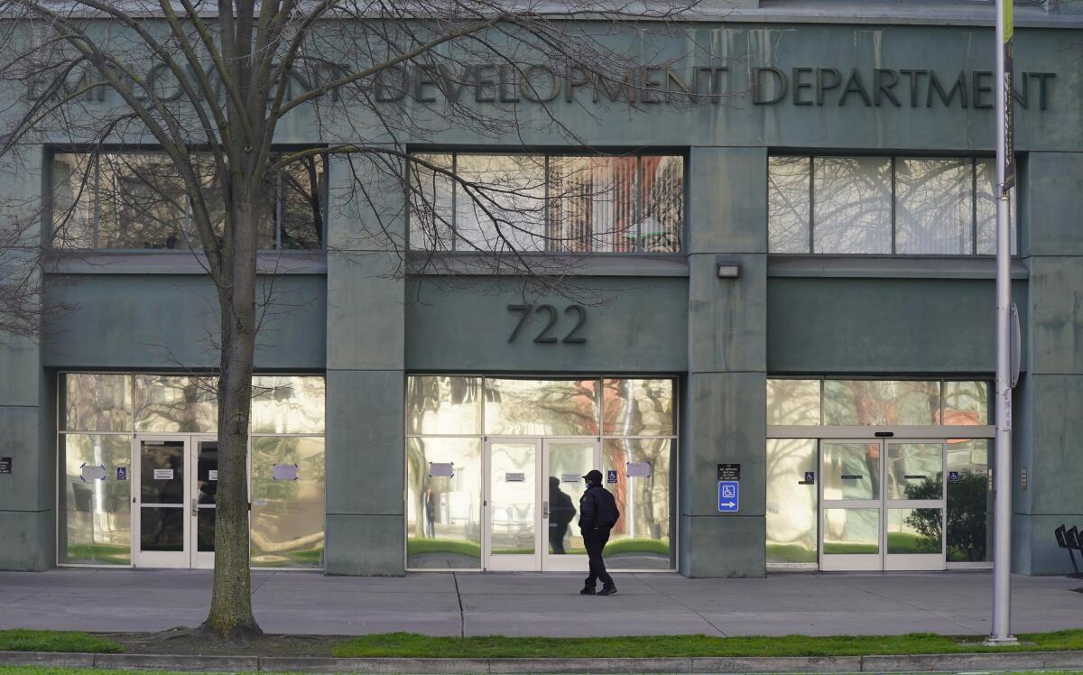 The offices of the California Economic Development Department in Sacramento.