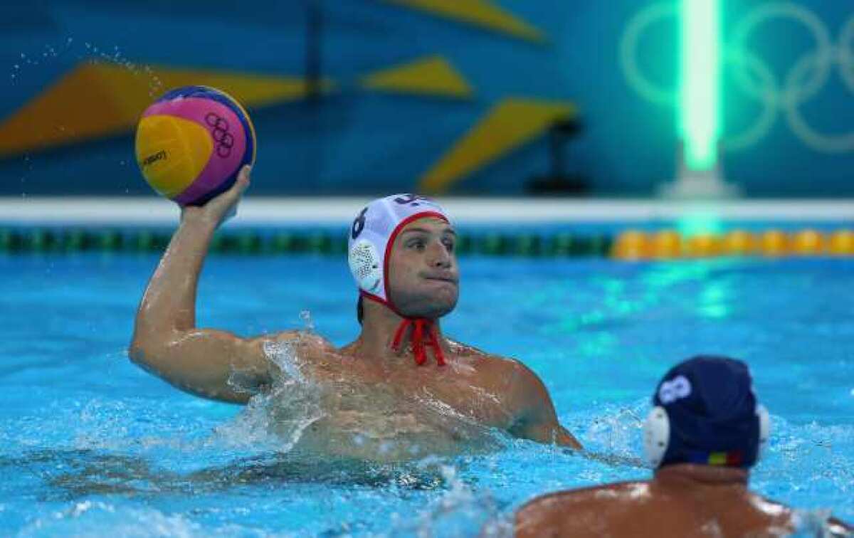 Tony Azevedo of the United States prepares to shoot.