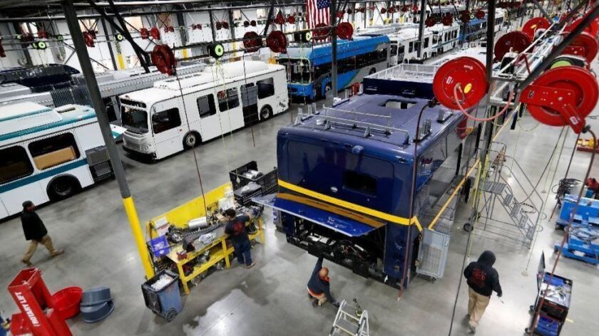 BYD in 2017 doubled the size of its production facility in Lancaster. Metro evaluators criticized production in the original facility as "disorganized."