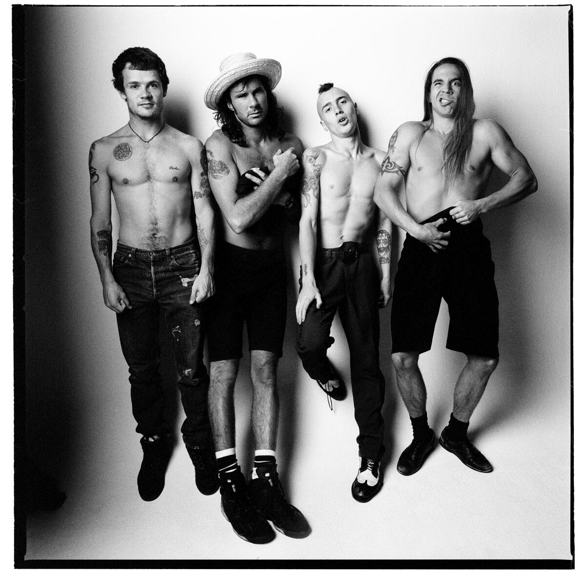 Band shot of the Red Hot Chili Peppers 