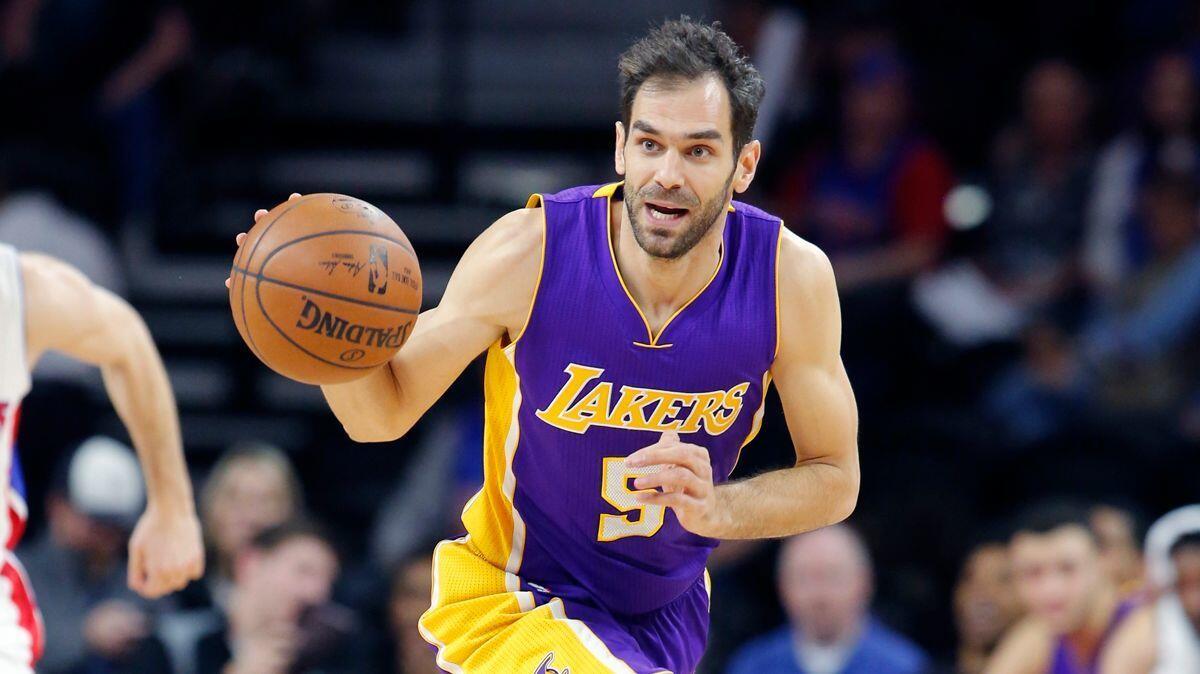 The Golden State Warriors reportedly are interested in signing Lakers guard Jose Calderon.