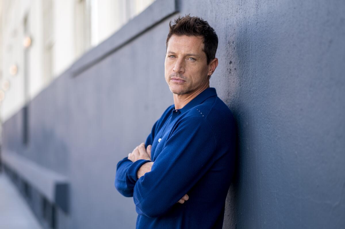 Simon Rex portrays a former adult film actor that returns home in "Red Rocket."