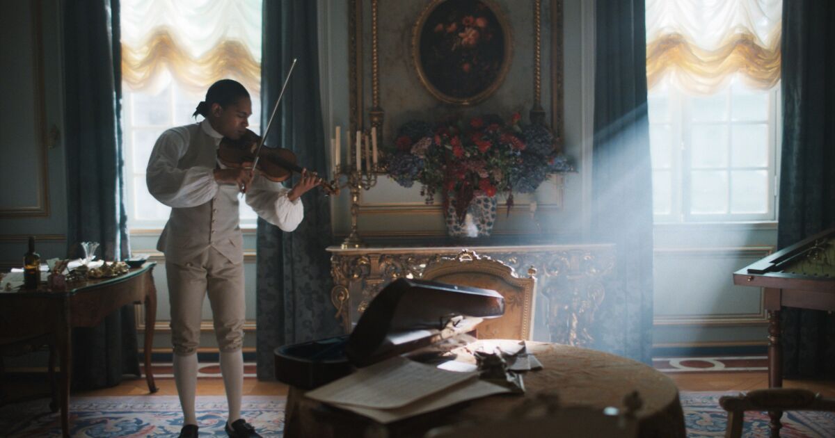 A musical rebel in the French court in 'Chevalier'