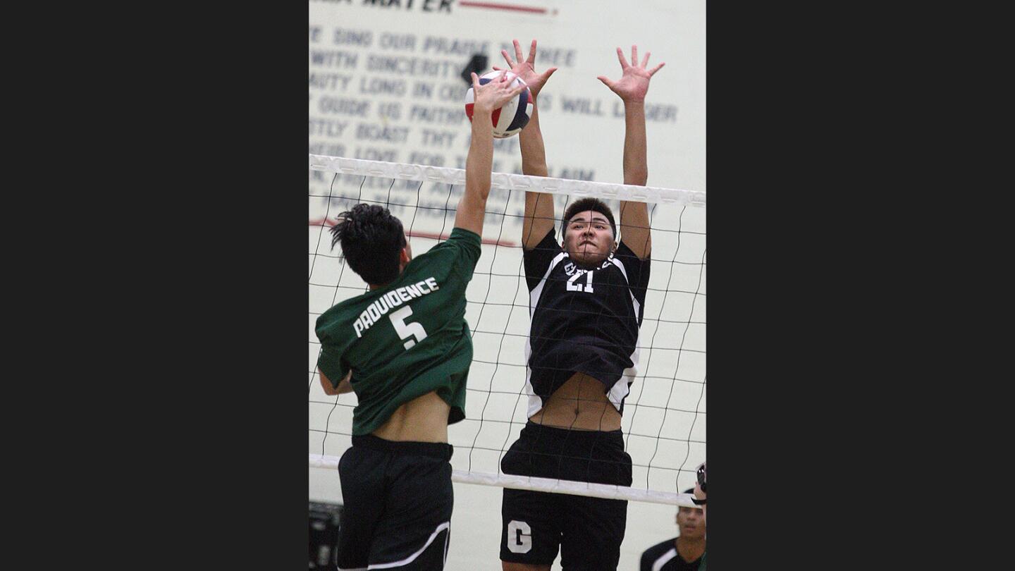 Photo Gallery: Glendale vs. Providence non-league boys' volleyball