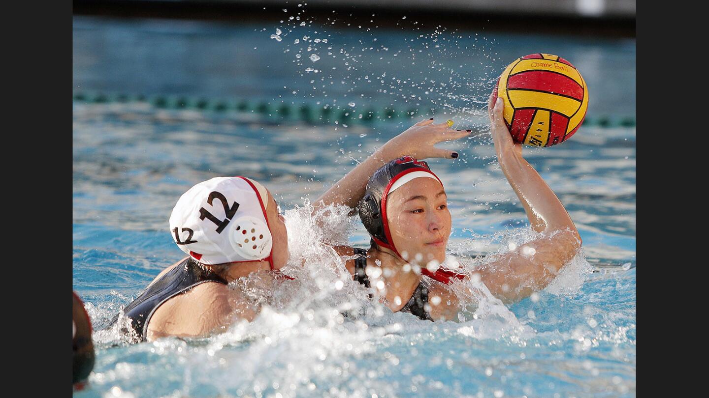 Photo Gallery: Burroughs vs. Flintridge Sacred Heart Academy's nonleague girls' water polo